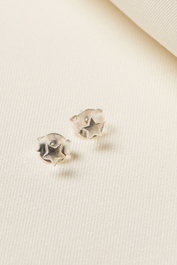 Heliophilia Silver Pendientes de Plata de Ley 925